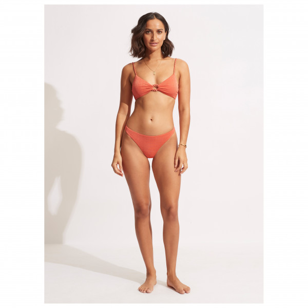 Seafolly - Women's Poolside High Cut Rio - Parte inferior de bikini