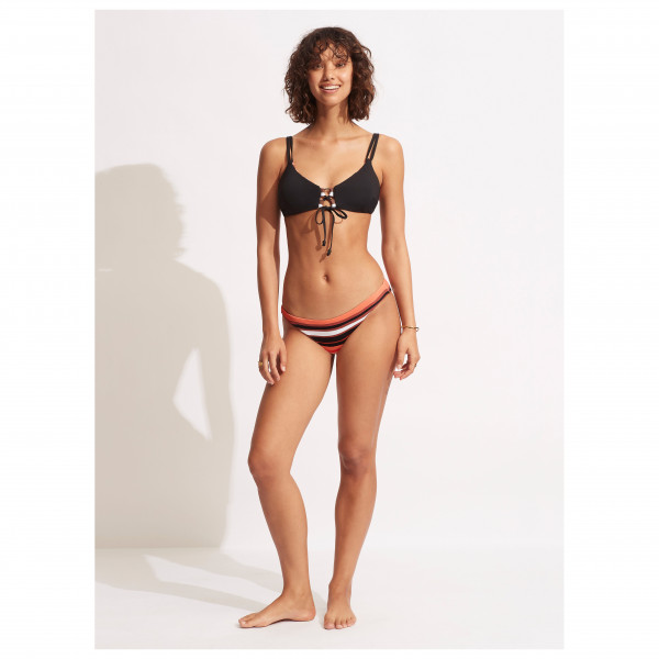 Seafolly - Women's Sun Stripe Reversible Bralette - Bikinitop
