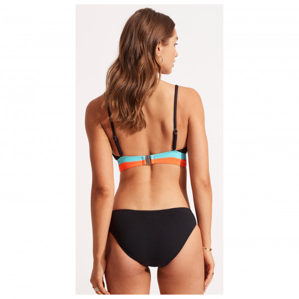 Seafolly - Women's Slice of Splice Spliced Bralette - Parte superior de bikini