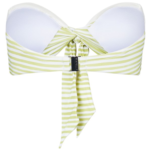 Seafolly - Women's Summercrush Twist Tie Front Bandeau - Parte superior de bikini