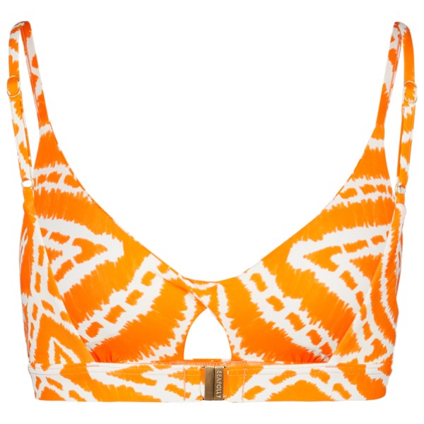 Seafolly - Women's Zanzibar Twist Front Bralette - Parte superior de bikini