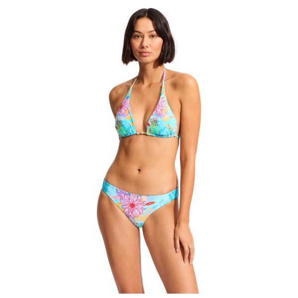 Seafolly - Women's Under The Sea Reversible Longline Slide - Haut de maillot