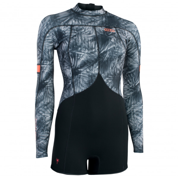 ION - Women's Wetsuit Amaze Shorty 2.0 L/S Back Zip - Traje de neopreno