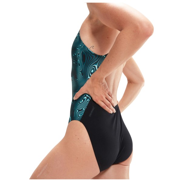 Speedo - Women's Allover Digi Powerback - Badeanzug