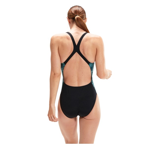 Speedo - Women's Allover Digi Powerback - Traje de baño