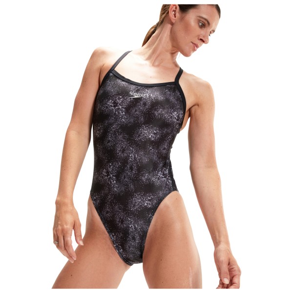 Speedo - Women's Allover Digital Turnback - Traje de baño