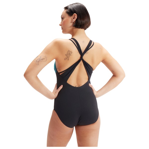 Speedo - Women's Shaping Calypso Printed 1 Piece - Costume intero