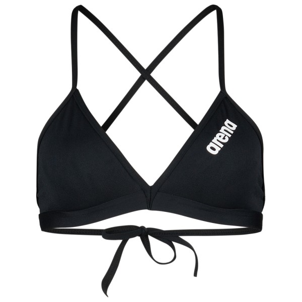 Women's Solid Racerback Bikini Crop Top Teal | Speedo A