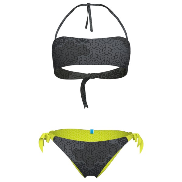 Bikini Bralette Arena – Maillot Deux Pièces Imprimé Water Prints, Confortable Et écologique