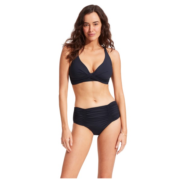 Seafolly - Seafolly Collective Gathered Front Retro Pant - Parte inferior de bikini