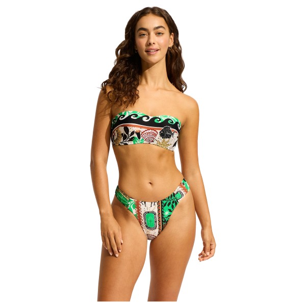 Seafolly - Women's Atlantis High Leg Ruched Side Pant - Bas de maillot