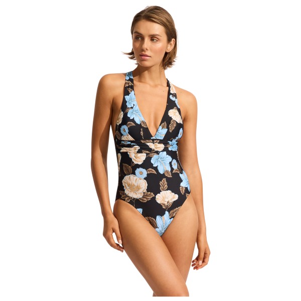 Seafolly - Women's Garden Party Cross Back One Piece - Traje de baño