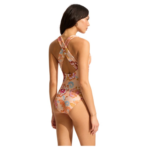 Seafolly - Women's Spring Festival Cross Back One Piece - Badeanzug