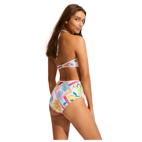 Seafolly - Women's Wish You Were Here Ring Front Bandeau - Parte superior de bikini