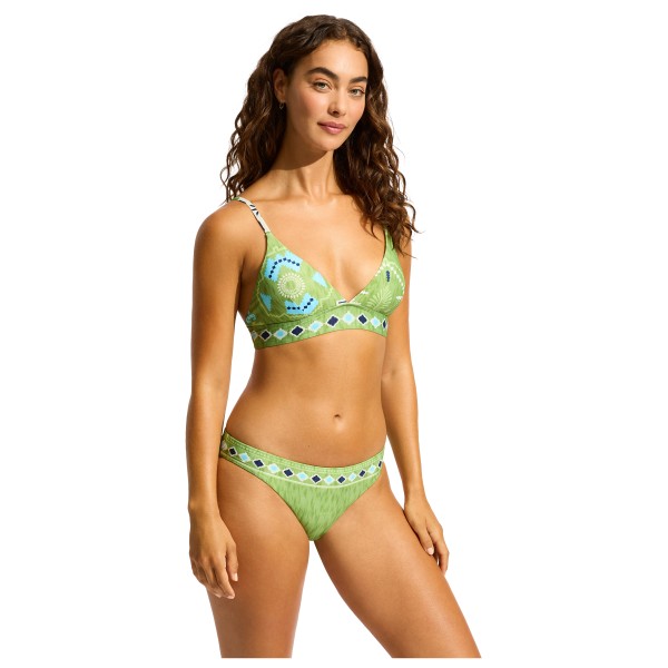 Seafolly - Women's Kasbah Banded Bralette - Parte superior de bikini