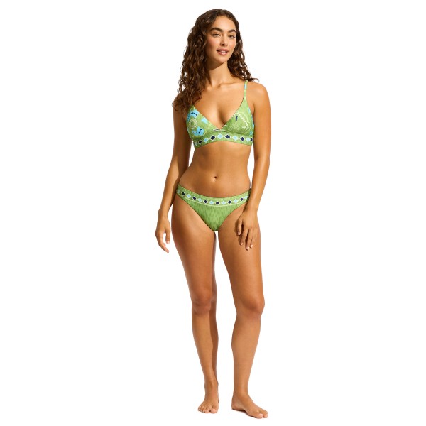 Seafolly - Women's Kasbah Banded Bralette - Parte superior de bikini