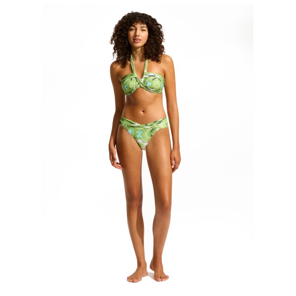 Seafolly - Women's Kasbah Halter Bandeau - Parte superior de bikini
