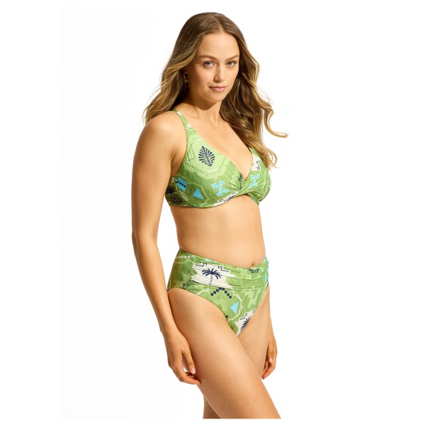Seafolly - Women's Kasbah High Waist Wrap Front Pant - Parte inferior de bikini