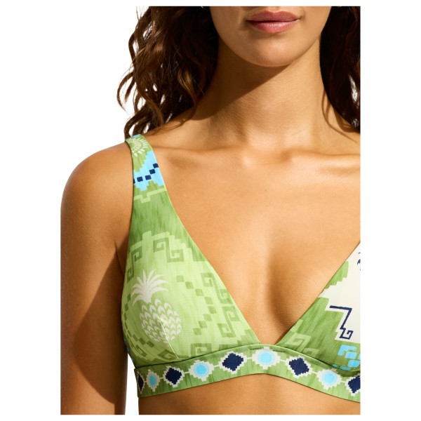 Seafolly - Women's Kasbah Longline Tri - Parte superior de bikini