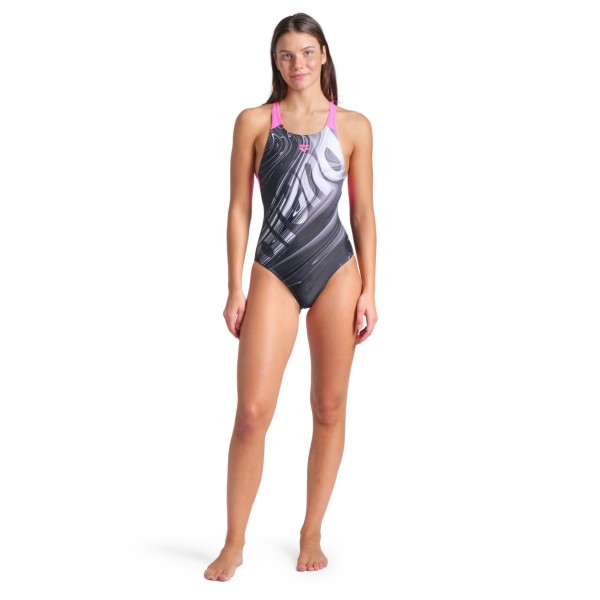 Arena - Women's Flow Swimsuit V Back LB - Badedragt