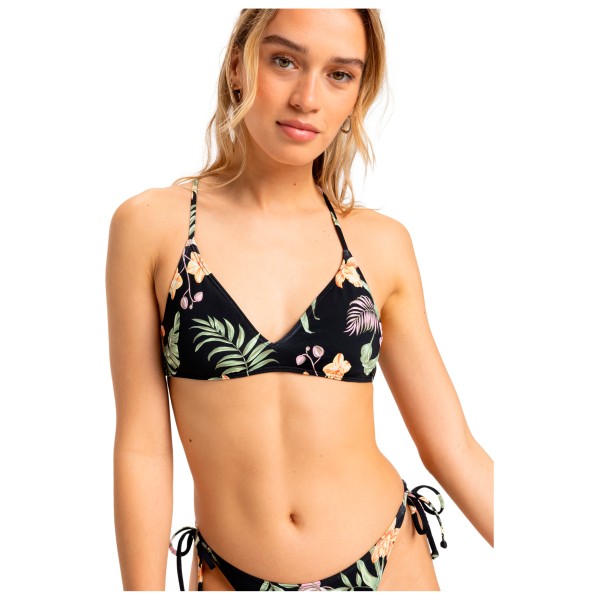 Roxy - Women's Print Beach Classics Athletic Tri - Parte superior de bikini