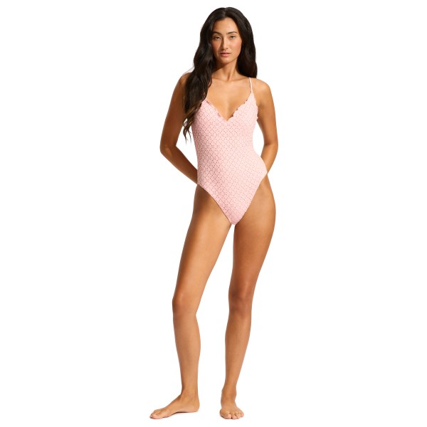 Seafolly - Women's Daydreamer V Neck One Piece - Badpak