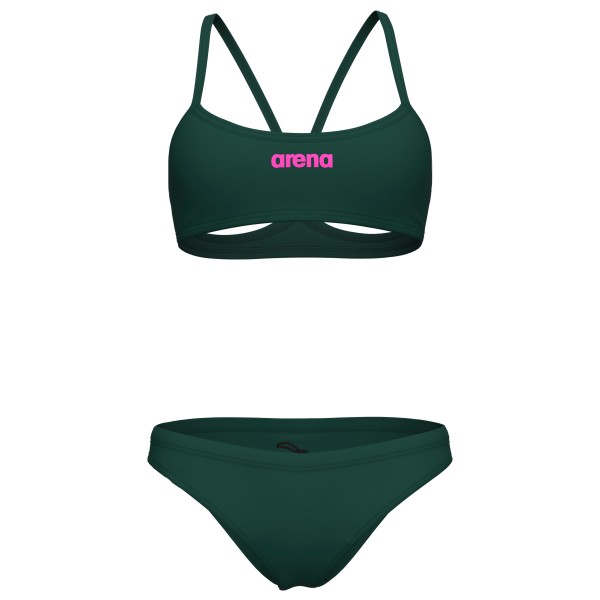 arena Team Stripe U Back Swimsuit Women - Calypso Coral