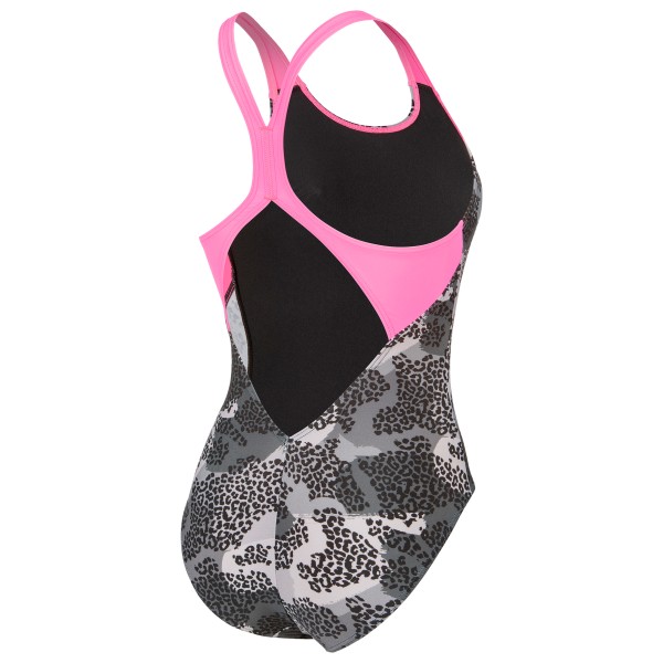 Arena - Women's Camo Swimsuit V Back L - Badedragt