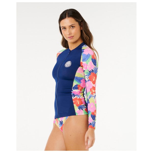 Rip Curl - Women's Party Wave UPF Zip Thru L/S - Lycra