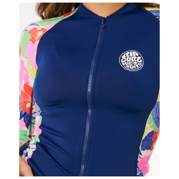 Rip Curl - Women's Party Wave UPF Zip Thru L/S - Lycra
