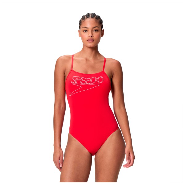 Speedo - Women's Endurance+ Logo Thin Strap One Piece - Badeanzug