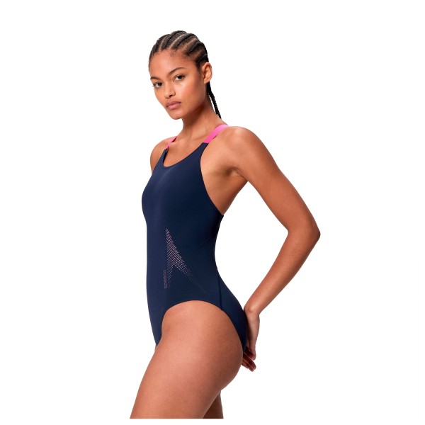 Speedo - Women's Solid Boom Leaderback One Piece - Badedragt