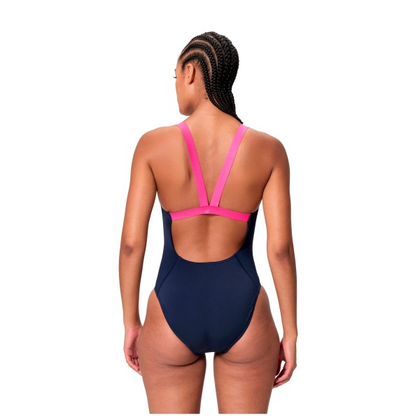Speedo - Women's Solid Boom Leaderback One Piece - Traje de baño