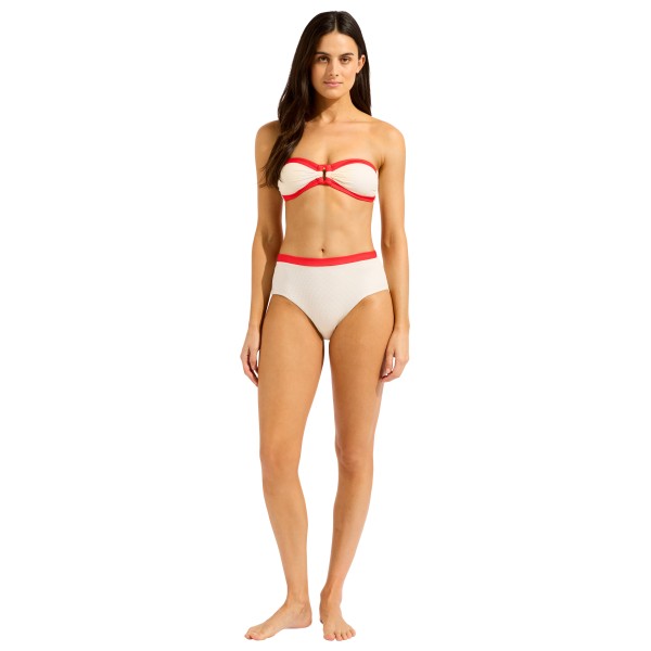 Seafolly - Band Wave Belted High Waisted Pant - Bikini-Bottom