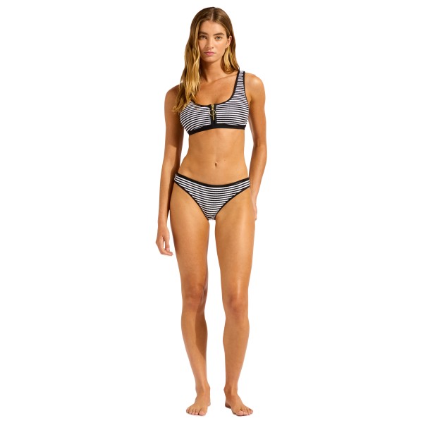 Seafolly - Clubhouse Zip Front Tank Top - Parte superior de bikini