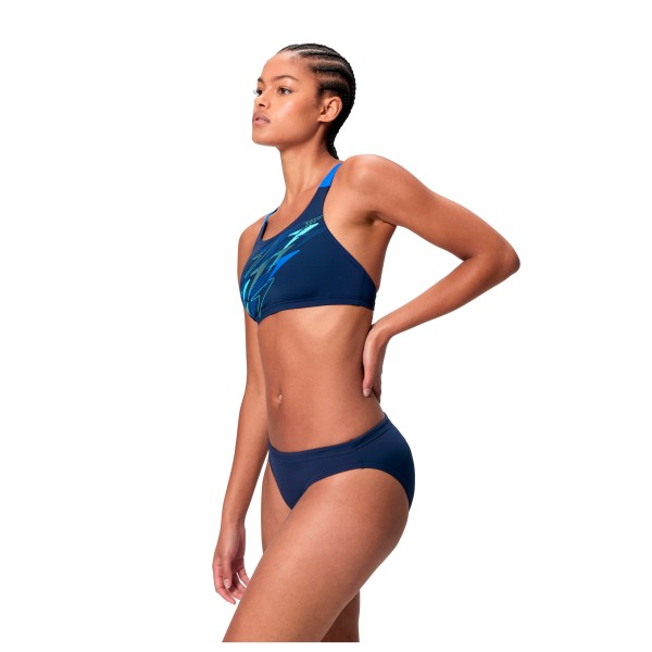 Speedo - Women's Medley Logo Leaderback Bikini Set - Bikinit