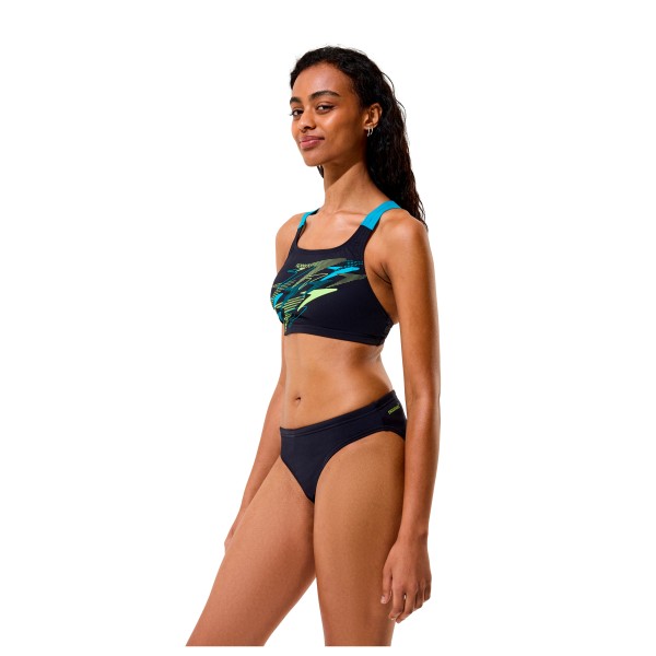 Speedo - Women's Medley Logo V-Back Bikini Set - Bikinit