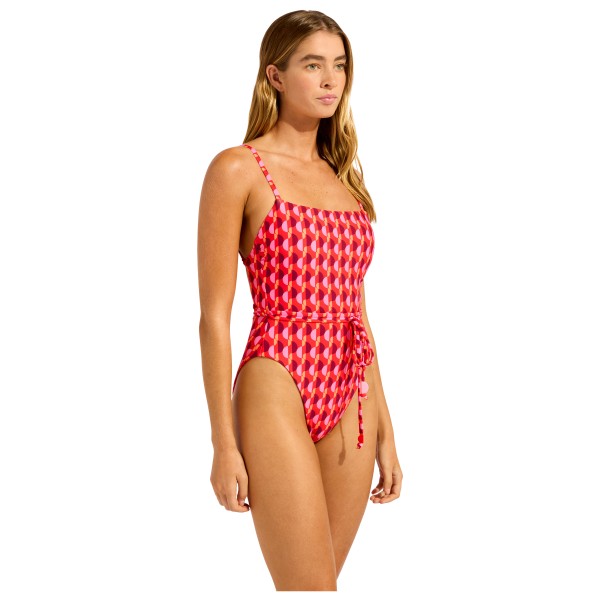 Seafolly - Women's Sorrento Reversible Square Neck One Piece - Swimsuit