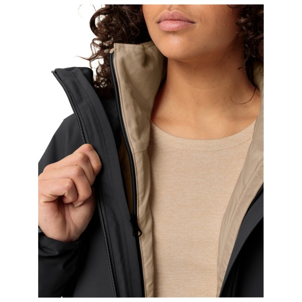Vaude - Women's Comyou 3 in 1 Rain Parka - Cykeljakke