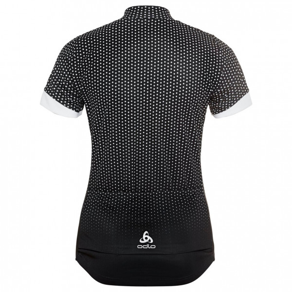 Odlo - Women's T-Shirt S/U Collar S/S FZ Essential Print - Cycling jersey