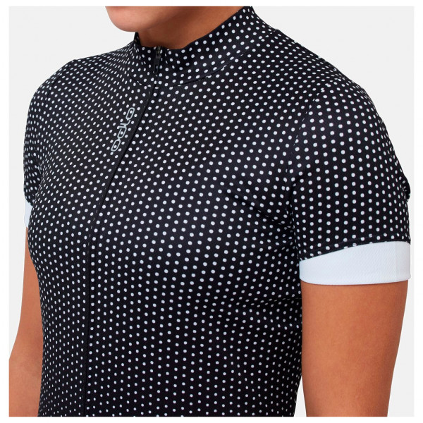 Odlo - Women's T-Shirt S/U Collar S/S FZ Essential Print - Cycling jersey