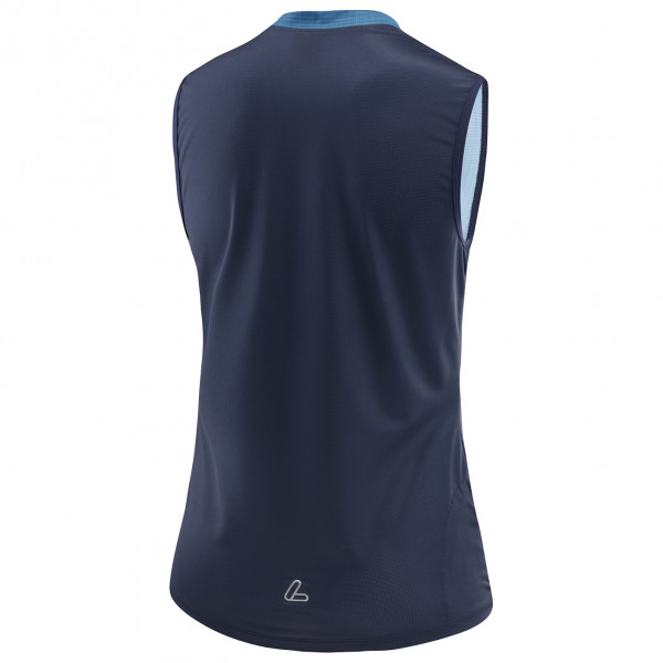 Löffler - Women's Bike Sleeveless Shirt Half Zip Cielo - Maillot de ciclismo sin mangas