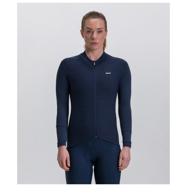 Santini - Women's Pure Block Colour Thermal Cycling Jersey - Maillot de ciclismo