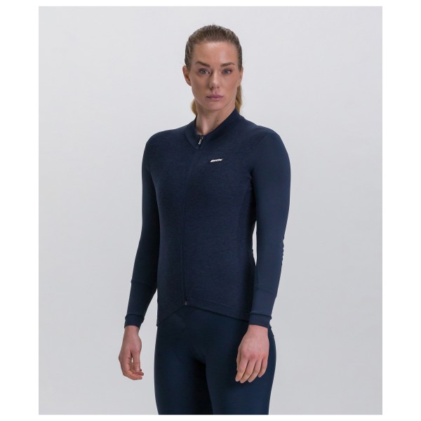 Santini - Women's Pure Block Colour Thermal Cycling Jersey - Maillot de ciclismo