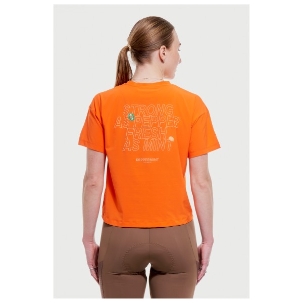 PEPPERMINT - Women's Backroads Crop Tee - Pyöräilypusero
