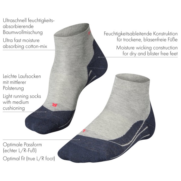 Falke - Falke RU4 Short - Loopsokken