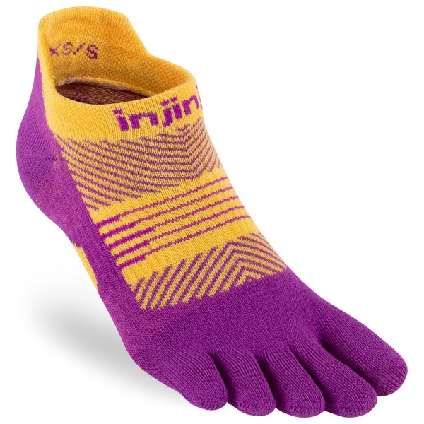 Injinji Spectrum Women's Run Socken – Lightweight No-Show In Lavender