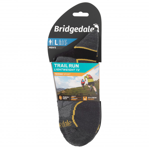 Bridgedale - Trail Run Lightweight Merino Sport 3/4 Crew I - Running socks