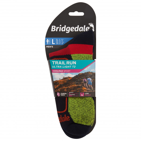 Bridgedale - Trail Run Ultralight Coolmax Sport Low I - Løbesokker