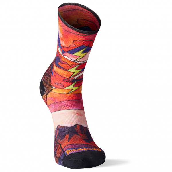 Smartwool - Athlete Edition Run Print Crew - Calze da running